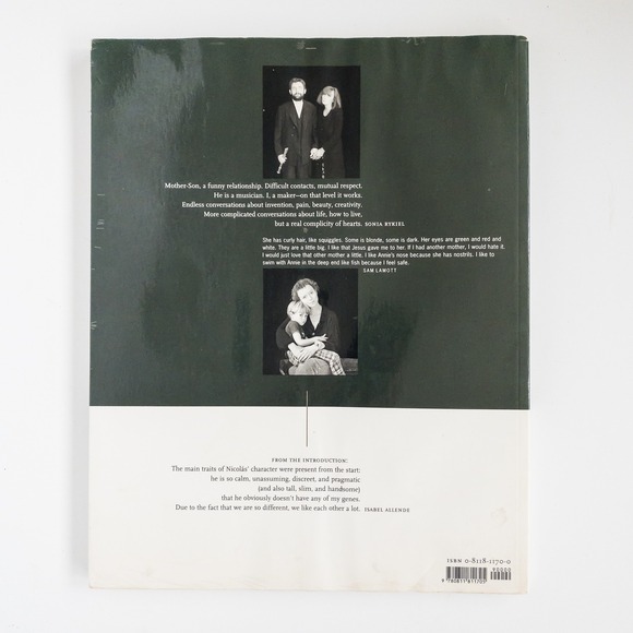 Vintage 1996 Mothers and Sons Mariana Cook Isabel Allende Photography Hardcover - Picture 2 of 7